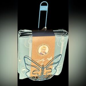Dolly Parton Guitars & Butterflies Tablecloth And Paper Towel Holder